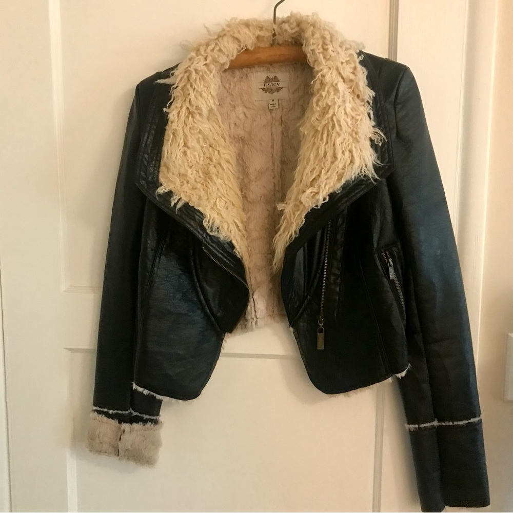 Esley Faux Leather Jacket